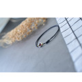 Shangjie OEM Garnet transfer beads red rope anklet braided anklet beach 2021 summer anklets